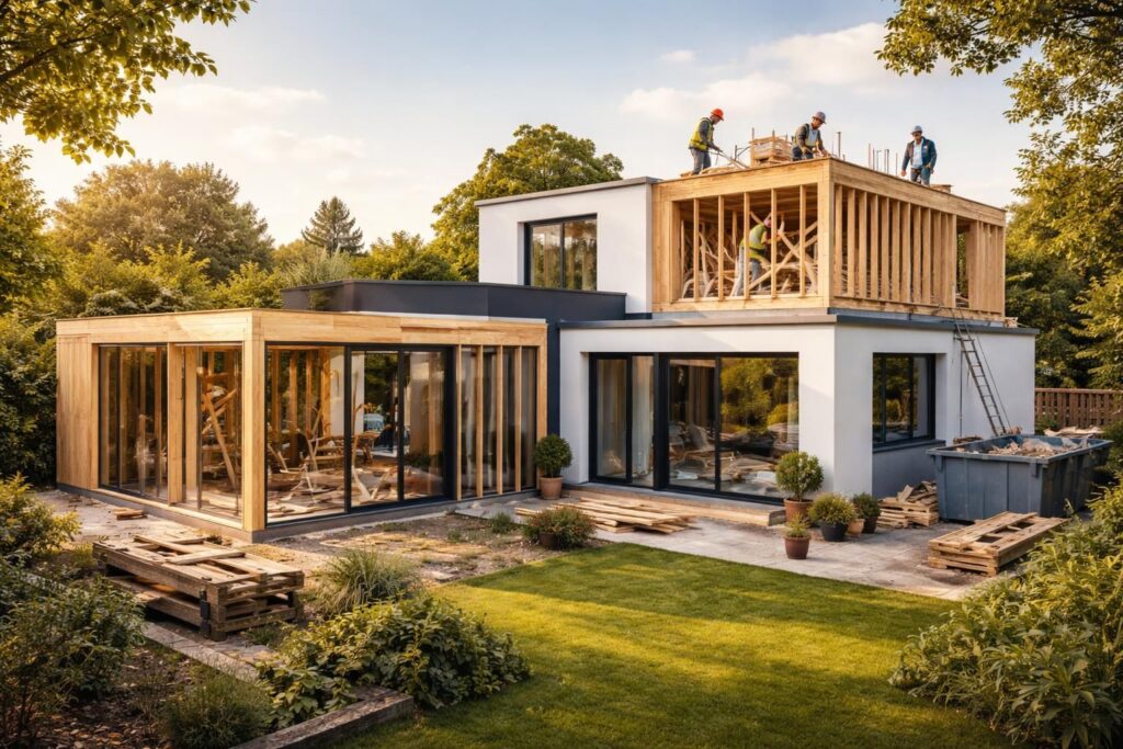 découvrez quand privilégier la surélévation de votre maison plutôt qu'une extension, les avantages de chaque solution et les critères à considérer pour optimiser votre espace de vie.