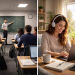 découvrez les avantages d'une formation en ligne par rapport au présentiel, incluant la flexibilité, l'accessibilité, et un apprentissage à votre rythme.