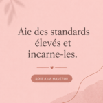 Femme réfléchissant à ses standards élevés pour une vie épanouie
