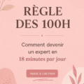 Femme concentrée en train d'apprendre pendant 18 minutes