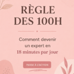 Femme concentrée en train d'apprendre pendant 18 minutes