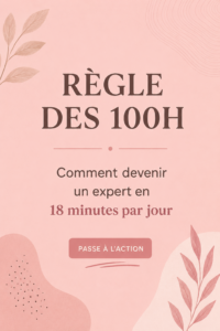 Femme concentrée en train d'apprendre pendant 18 minutes