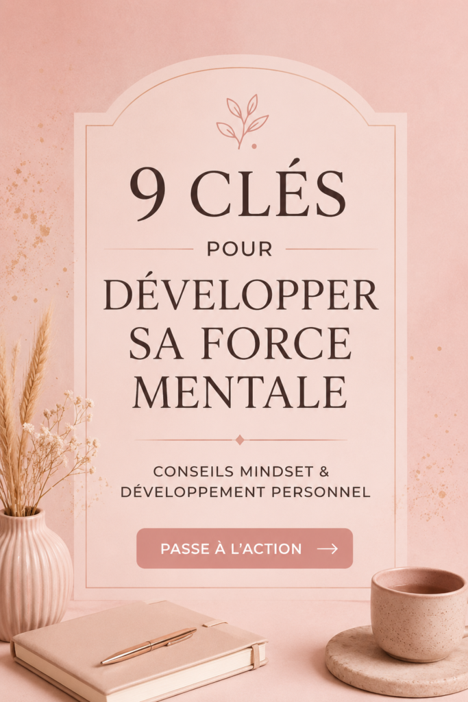 Une femme souriante pratiquant des techniques de développement personnel pour renforcer sa force mentale.