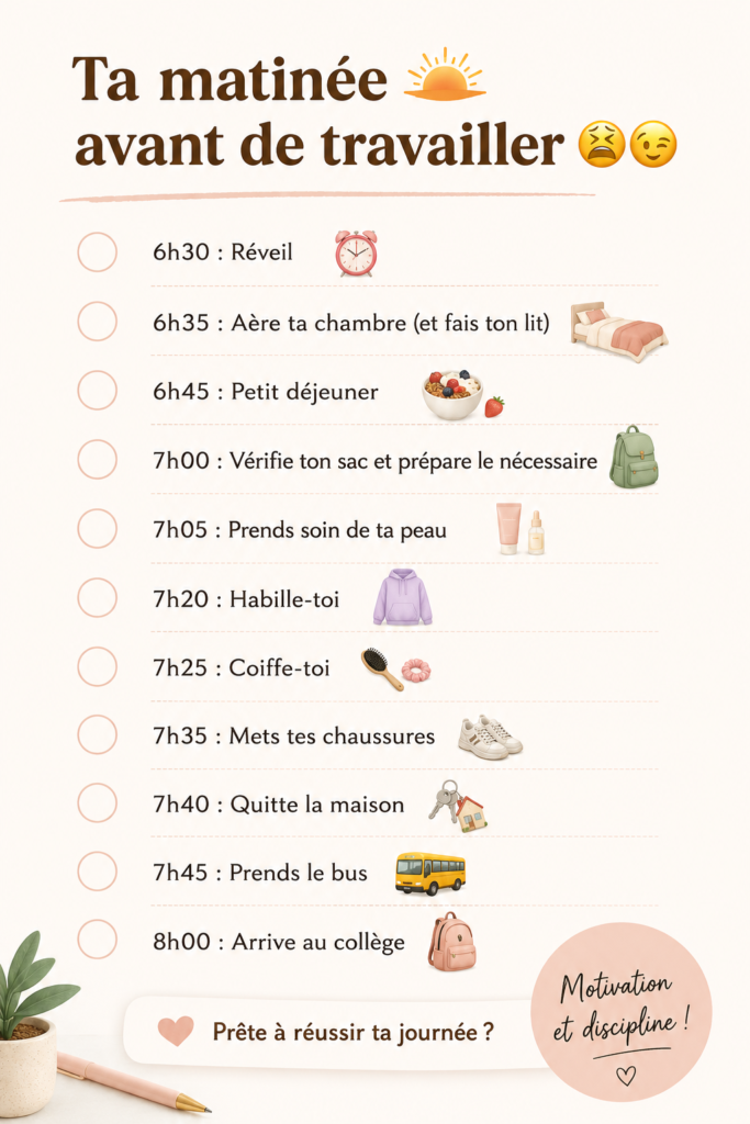 Femme heureuse savourant un café pendant sa matinée avant de travailler