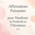 Une femme réfléchissant paisiblement en répétant des affirmations positives