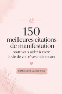 Citations inspirantes sur un fond apaisant représentant une vie de rêve