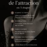 Illustration d'une femme méditant, symbolisant la loi de l'attraction