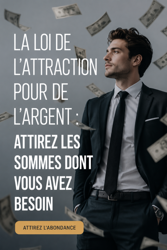 Femme méditant pour attirer l'abondance financière avec la loi de l'attraction
