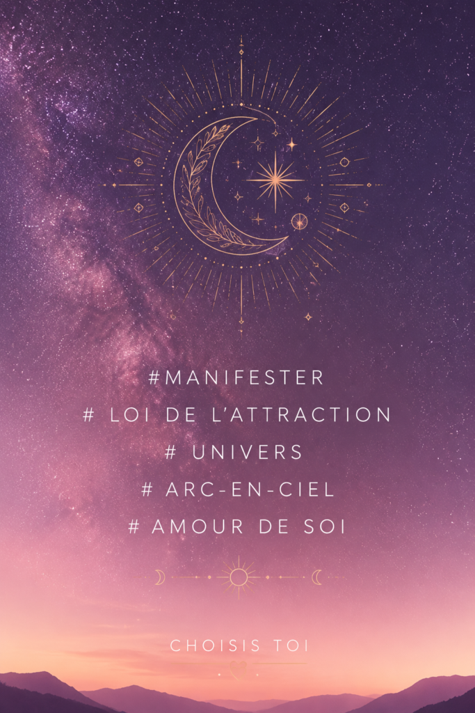 Femme méditant dans la nature, symbolisant l'amour de soi et la manifestation