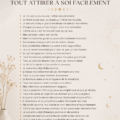 Image de mantras inspirants sur fond apaisant, représentant des affirmations positives.