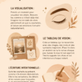 Femme méditant avec intention pour manifester ses désirs