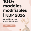 Un aperçu de divers modèles modifiables pour projets KDP illustrant leur créativité et flexibilité.