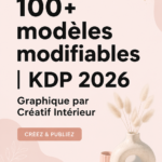 Un aperçu de divers modèles modifiables pour projets KDP illustrant leur créativité et flexibilité.