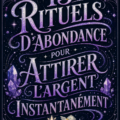 Femme méditant avec des cristaux pour attirer l'abondance