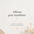 Femme méditant avec un sourire, en utilisant des affirmations positives