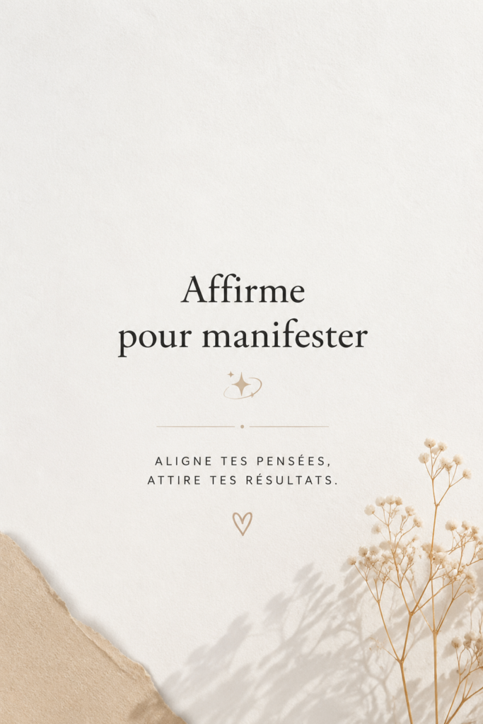 Femme méditant avec un sourire, en utilisant des affirmations positives