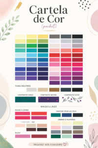 Image de différentes cartelas de couleur pour l'hiver, avec des teintes chaudes et accueillantes.