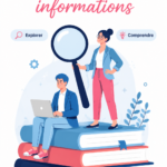 Femme d'affaires avec un ordinateur explorant de nouvelles opportunités