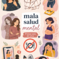 Mala tibétain coloré sur un fond apaisant, symbole de méditation et de paix intérieure.