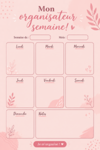 Personne utilisant un planner pour organiser sa semaine avec des stylos colorés.
