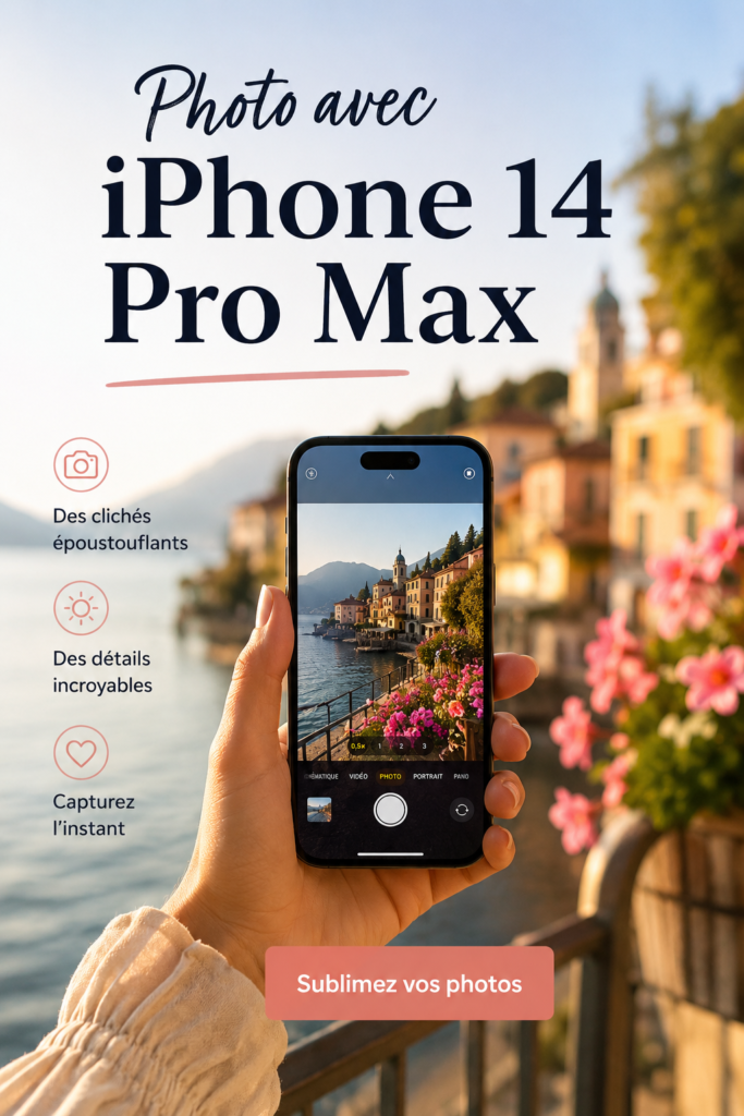 Une photo prise avec un iPhone 14 Pro Max illustrant ses capacités photographiques.