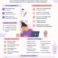 Image illustrant le concept de burnout et de bien-être des femmes