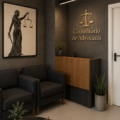 Cabinet d'avocat moderne bien aménagé pour une meilleure productivité