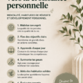 Femme méditant dans un environnement paisible, symbolisant l'épanouissement personnel