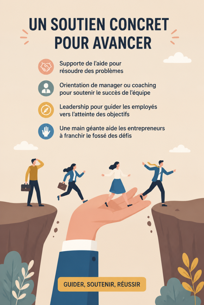 Une équipe dynamique en réunion de coaching, discutant de stratégies de succès ensemble.