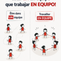 Équipe de femmes collaborant sur un projet ensemble avec une bonne ambiance.