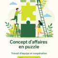 Collaboration d'équipe avec des éléments diversifiés pour un environnement de travail efficace.