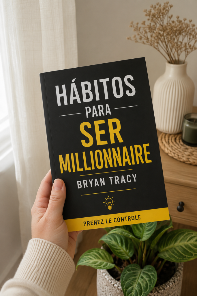 Femme lisant un livre sur la finance personnelle qui représente les habitudes des millionnaires.