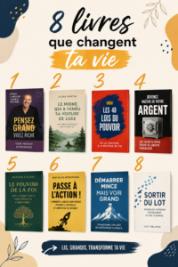 Couverture d'un livre inspirant sur la croissance personnelle