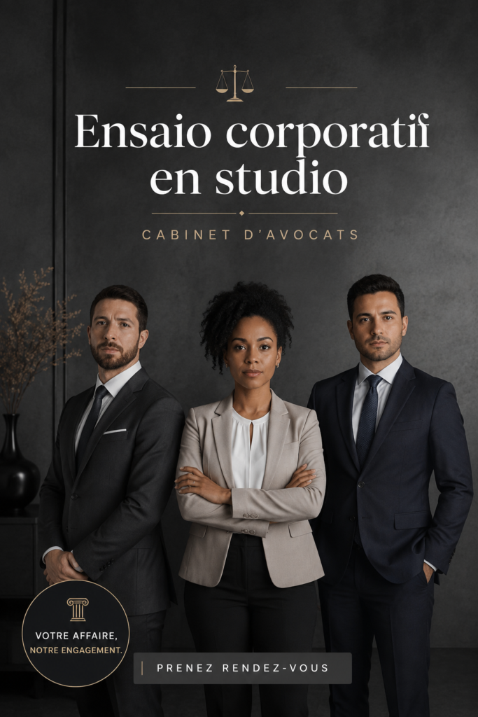 Aménagement d'un bureau d'avocat organisé et lumineux