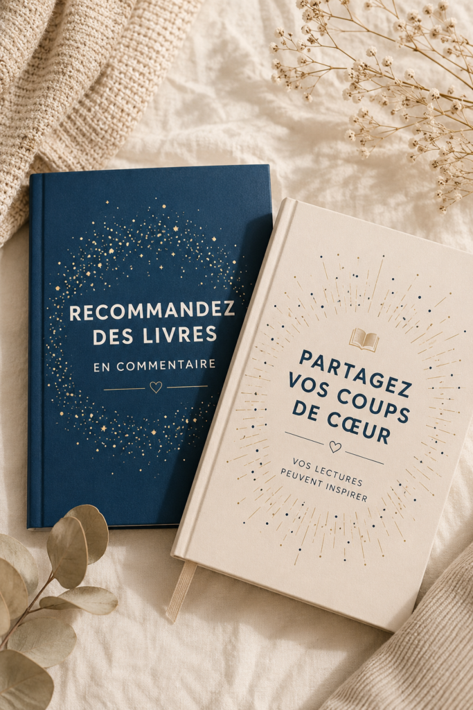 Une sélection de livres inspirants à recommander dans votre cercle amical.