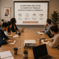 Un groupe de femmes en réunion créative, discutant de la constitution d'une équipe solide.