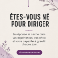 Image inspirante sur le thème du développement personnel, représentant une femme en pleine réflexion.