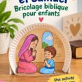 Enfants s'amusant avec un bricolage inspiré de la Bible