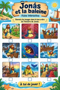 Couverture d'activités ludiques sur Jonas et la baleine