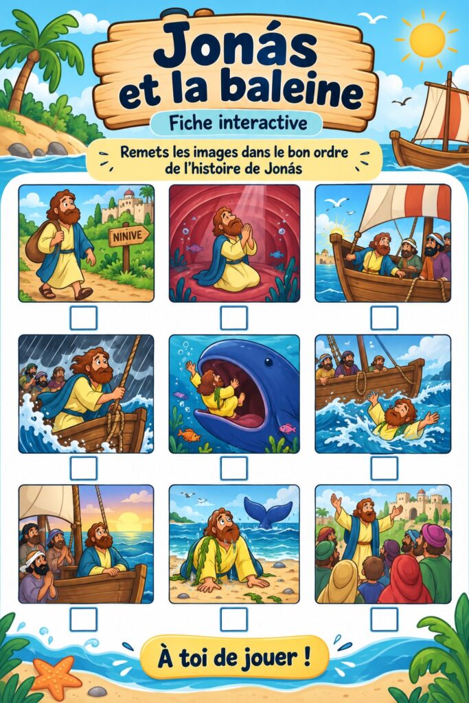 Couverture d'activités ludiques sur Jonas et la baleine