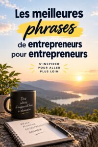 Une sélection de citations inspirantes pour les femmes entrepreneuses dans un cadre de bureau.