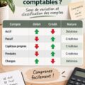 Image illustrant différents types de comptes comptables et leur utilisation quotidienne
