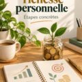 Femme utilisant un ordinateur pour créer un plan financier personnel