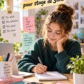 Image d'une lettre de motivation préparée pour un stage de 3ème