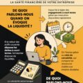 Illustration représentant les concepts de liquidité et de solvabilité dans un contexte financier.