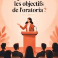 Une oratrice confiante sur scène, captivant son audience avec un discours inspirant.