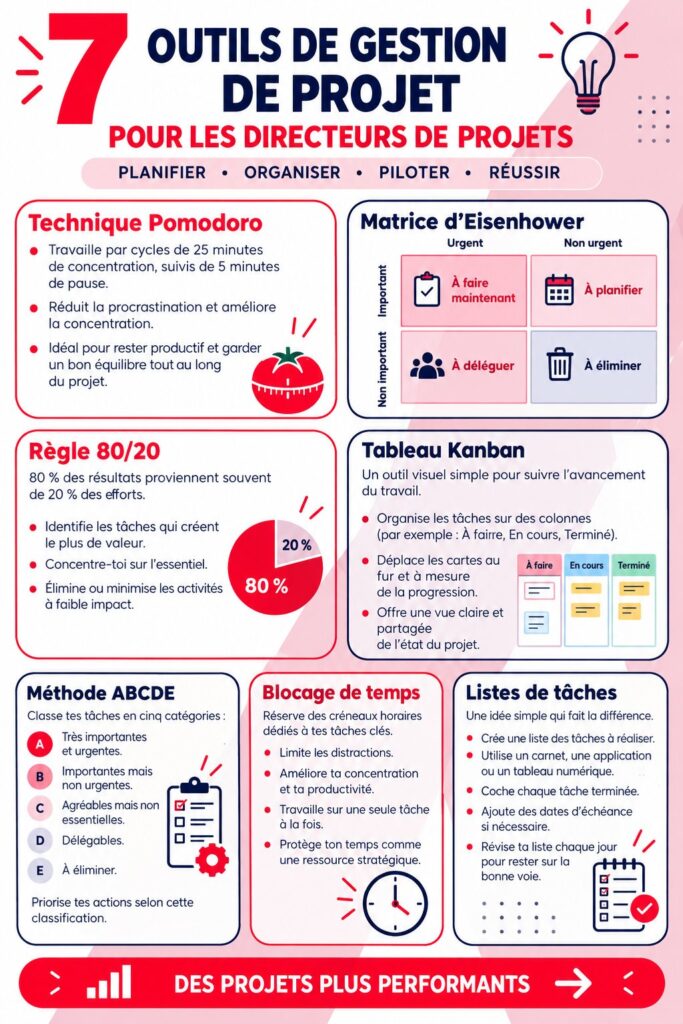 Femme travaillant sur l'organisation de ses projets avec un carnet et un ordinateur.