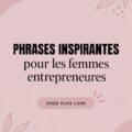 Une femme travaille avec détermination, entourée de citations inspirantes sur le mur.