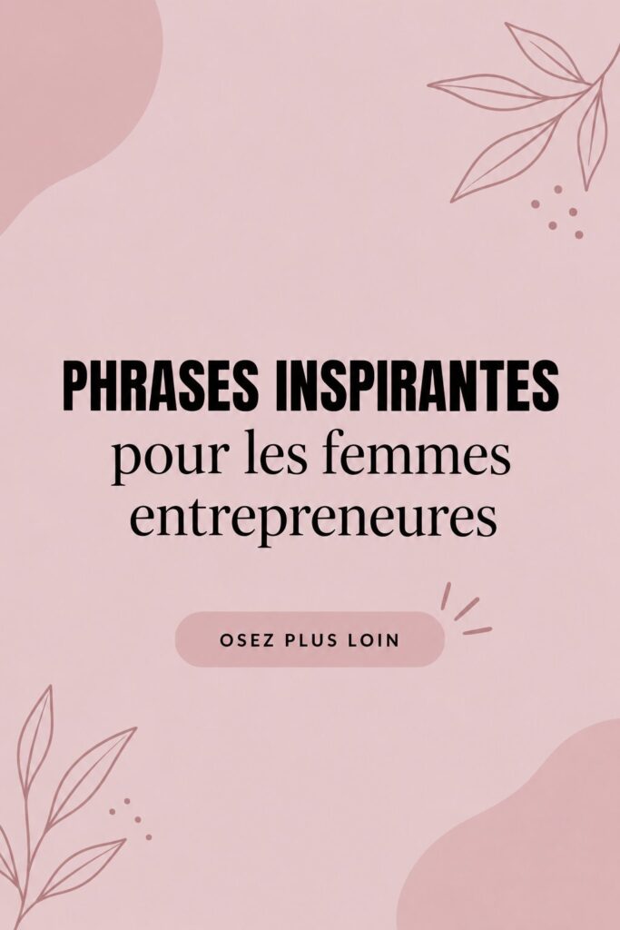 Une femme travaille avec détermination, entourée de citations inspirantes sur le mur.