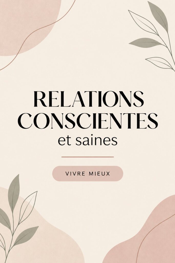 Femme souriante discutant avec une amie, représentant des relations saines et conscientes